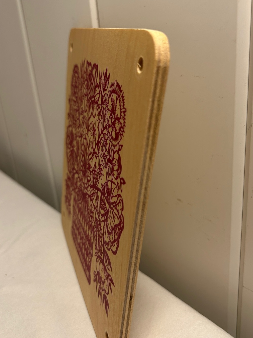 Vintage Wooden Flower Press Top Floral Craft Replacement Board boho art print - Picture 4 of 10
